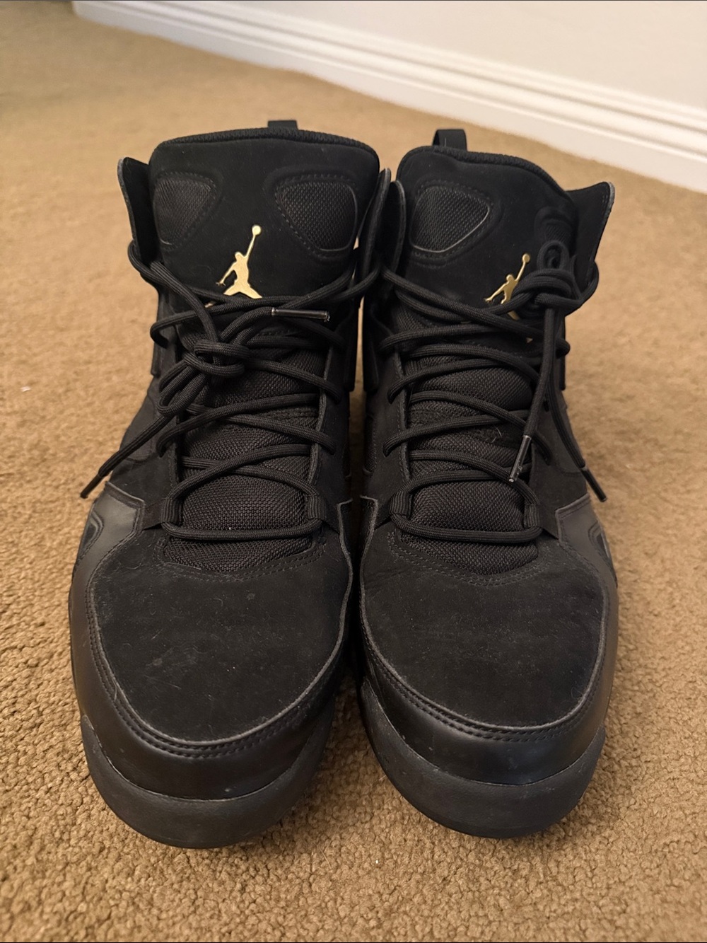 Jordan• Flight Club 91 in Black Metallic Gold